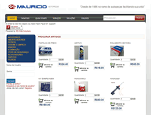 Tablet Screenshot of mauricioautopecas.com.br